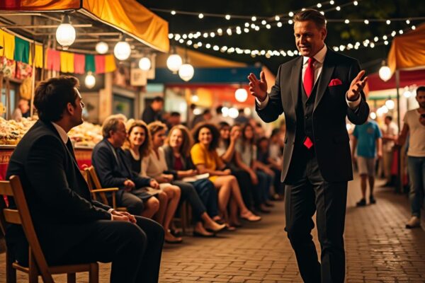 plongez dans l'univers fascinant du marché nocturne, où l'art de l'hypnose de rue prend vie. découvrez des performances époustouflantes, des artistes talentueux et une ambiance magique sous les étoiles. une expérience unique à ne pas manquer pour les amateurs de sensations fortes et de découvertes culturelles.
