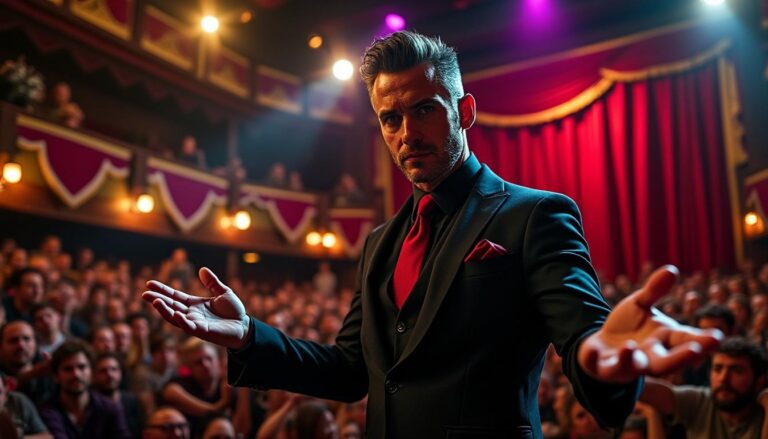 découvrez l’incroyable spectacle de joël r'key à muntzenheim : une soirée fascinante où l’hypnose devient un véritable art scénique. émerveillez-vous devant des performances captivantes et laissez-vous transporter par la puissance de l’esprit !