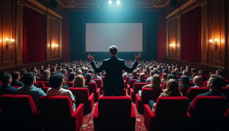 vivez une expérience unique dans un cinéma de l’eure qui propose une séance d’hypnose immersive au cœur de la salle, pour un moment de détente et de découverte inédit.