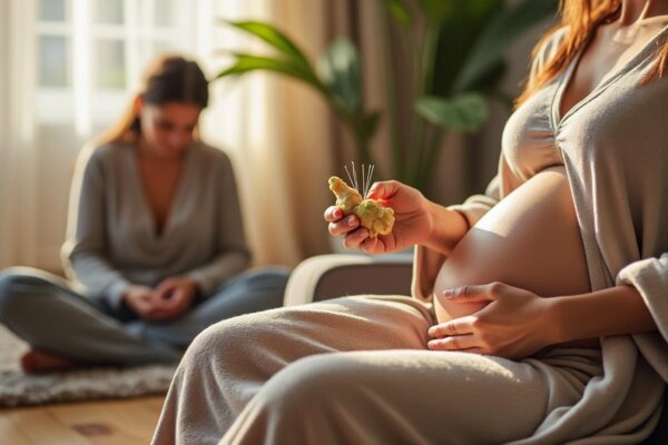 découvrez comment le gingembre, l'acupuncture et l'hypnose peuvent soulager naturellement les nausées et vomissements pendant la grossesse, offrant des solutions douces et efficaces pour un mieux-être prénatal.