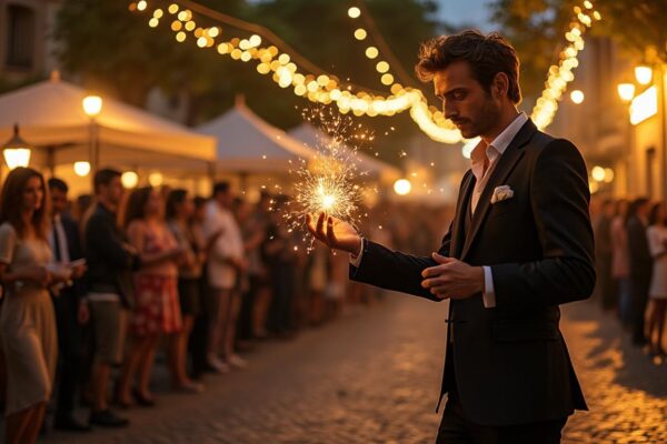 découvrez à béziers le spectacle enchanteur du zinga zinga alliant magie et hypnose pour célébrer la solidarité dans une ambiance festive et captivante.