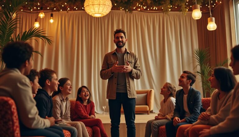 participez à une soirée d'hypnose à chantonnay alliant éclats de rire et solidarité pour soutenir les écoliers. un événement convivial et engagé à ne pas manquer !