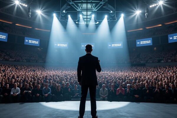 à la métropole de lyon, messmer ensorcelle la ldlc arena et bat le record mondial d’hypnose collective, offrant un spectacle unique et fascinant.