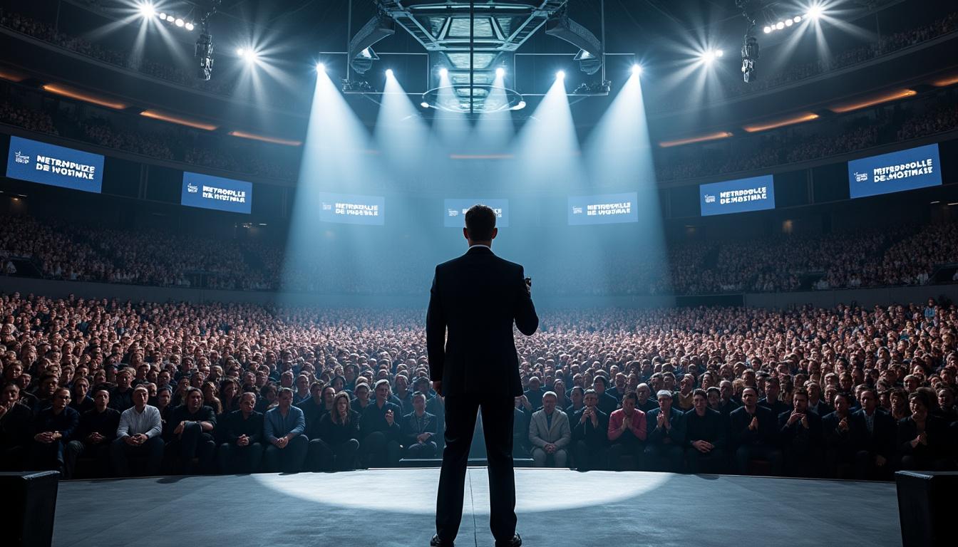 à la métropole de lyon, messmer ensorcelle la ldlc arena et bat le record mondial d’hypnose collective, offrant un spectacle unique et fascinant.
