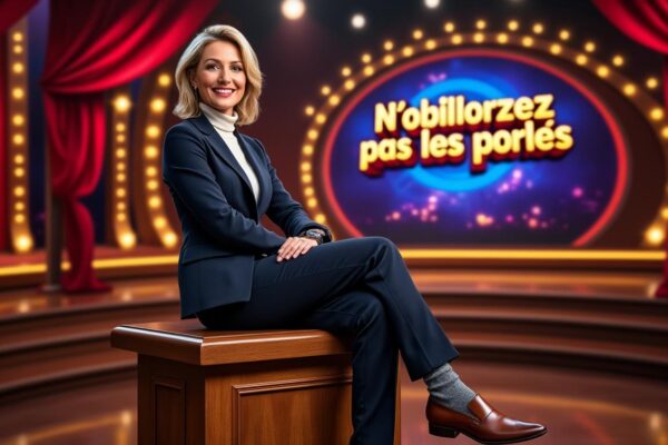 découvrez l'interview exclusive de sandy, la nouvelle maestro de « n’oubliez pas les paroles », qui partage son secret porte-bonheur : ses chaussettes préférées qu'elle porte à chaque émission.