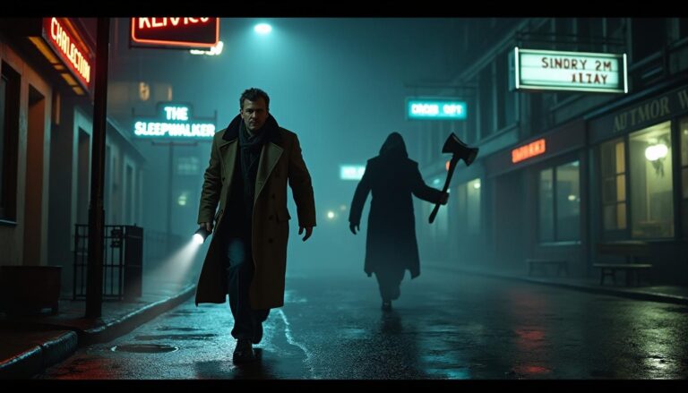 dans « le somnambule », suivez l'inspecteur joona linna dans sa traque intense d'un mystérieux tueur à la hache, une enquête haletante pleine de suspense.