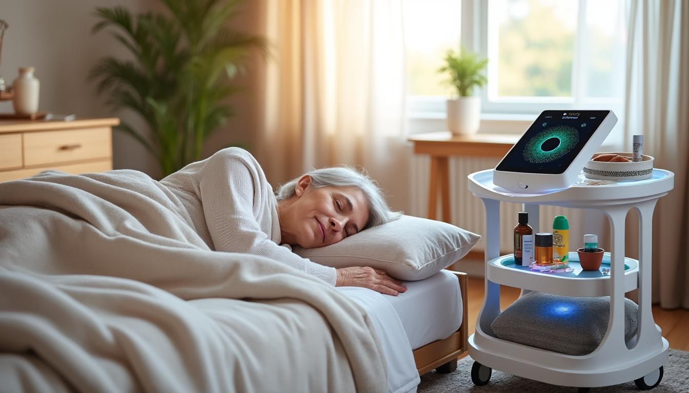 découvrez comment le chariot sensoriel révolutionne le sommeil et améliore le bien-être des personnes âgées grâce à une approche innovante et apaisante.