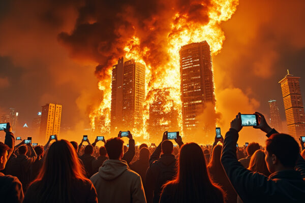découvrez comment notre fascination pour les images d'incendies, appelée « l'effet de sidération », révèle des dynamiques profondes de notre société et influence notre perception collective.