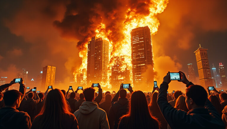 découvrez comment notre fascination pour les images d'incendies, appelée « l'effet de sidération », révèle des dynamiques profondes de notre société et influence notre perception collective.