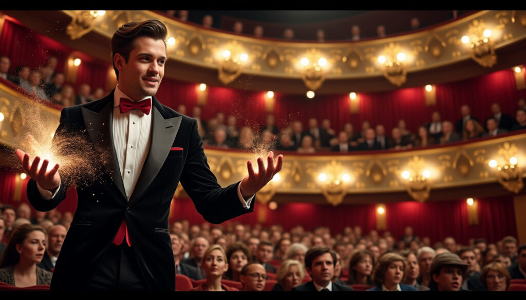 à luttange, max le magicien captive une salle comble lors du jeudi’spectacle, offrant un spectacle plein de magie et d'émerveillement.