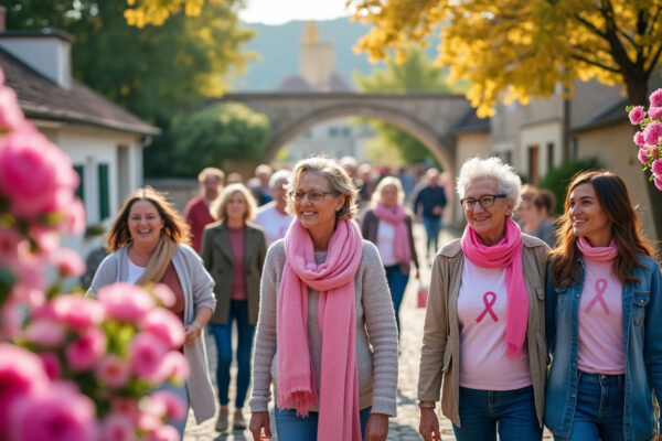 à buzet-sur-baïse, une journée de mobilisation pour octobre rose sensibilise au dépistage du cancer du sein et soutient la prévention.
