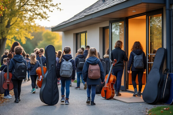 à lanester, 697 élèves font leur rentrée au conservatoire et retrouvent le chemin des cours pour une nouvelle année.