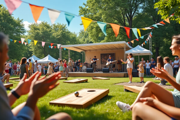 profitez de 5 journées festives à charleval avec concerts, tournois de pétanque, spectacles d'hypnose et soirées karaoké pour prolonger l'été en pleine convivialité.