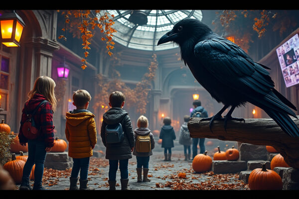 à la toussaint, vivez en famille une aventure insolite au paradox museum paris, entre jeu de piste, ambiance halloween et nuits du corbeau.