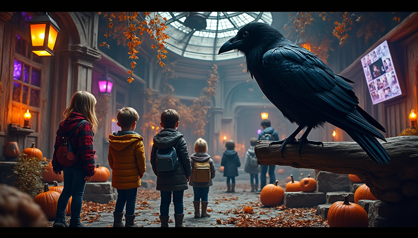 à la toussaint, vivez en famille une aventure insolite au paradox museum paris, entre jeu de piste, ambiance halloween et nuits du corbeau.