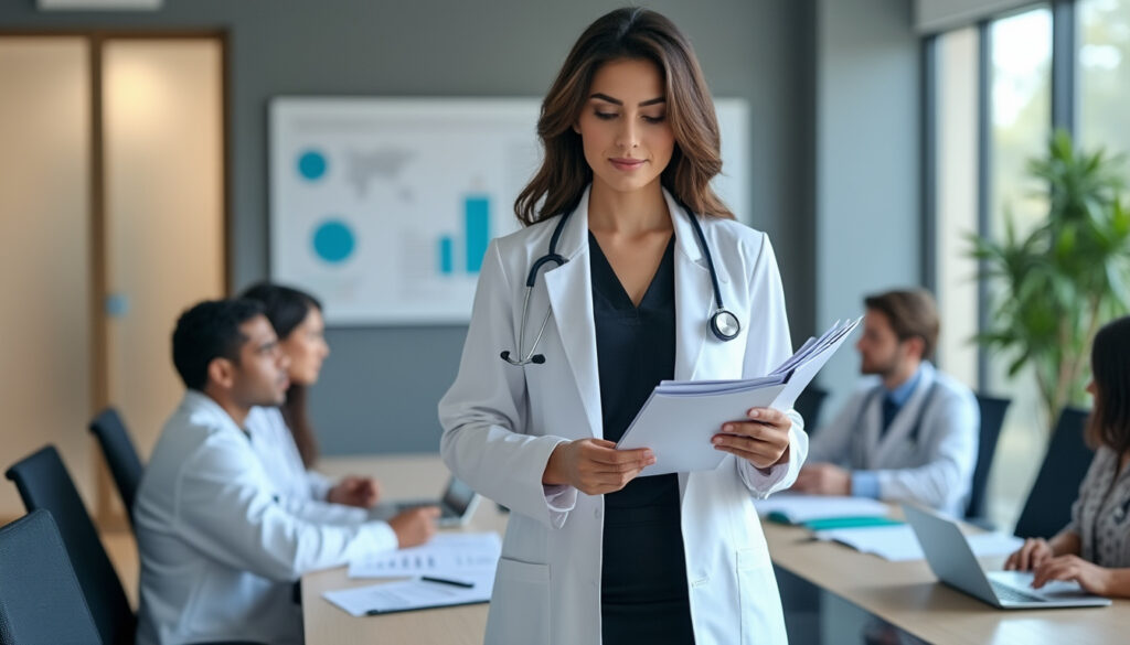 nouvellement élue à l’ordre des médecins, elle combat les dérives des pratiques non conventionnelles et défend une médecine fondée sur les preuves.